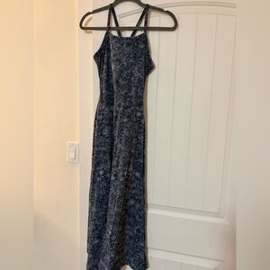 Pact Navy Floral Maxi Dress